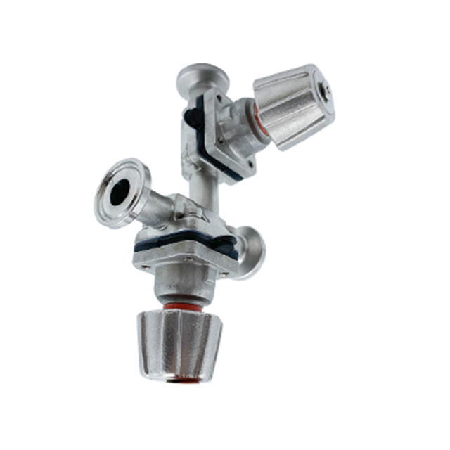 Válvula de diafragma de combinação de personalização manual de aço inoxidável sanitário