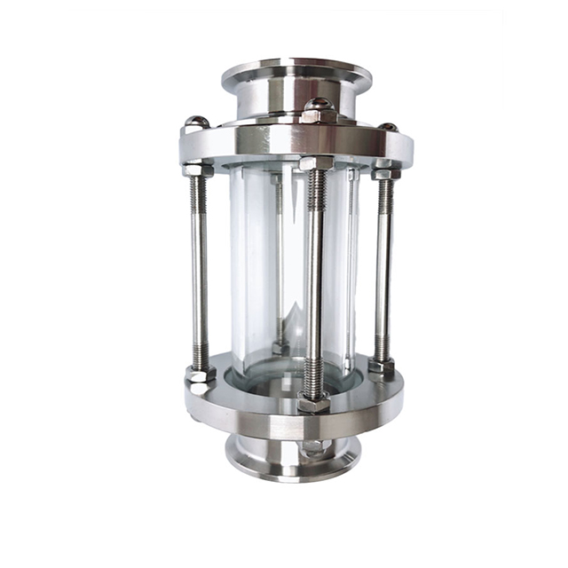 Luminária LED União Sanitária de Aço Inoxidável Vidro Visor