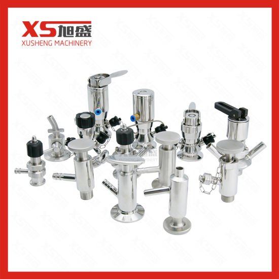 Válvula de Amostragem Asséptica Sanitária Sanitária SS316L de 1/2" SS316L