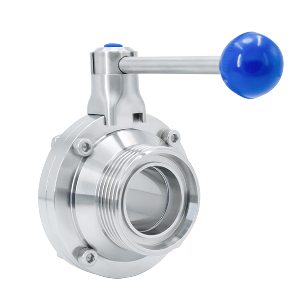  SS304 316L válvula de aço inoxidável manual tipo borboleta válvula de esfera para controle de fluxo