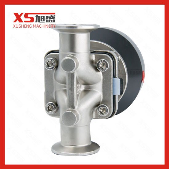 Válvulas de diafragma de atuador pneumático higiênico de aço inoxidável