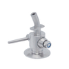 Válvula de amostragem de rosca manual comum de aço inoxidável sanitário