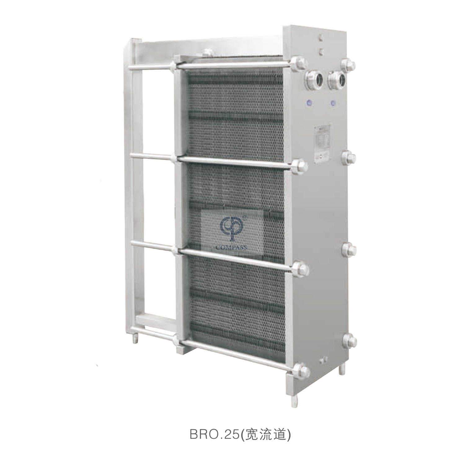 Xusheng SS304 316L de aço inoxidável de estágio único trocador de calor tipo placa 