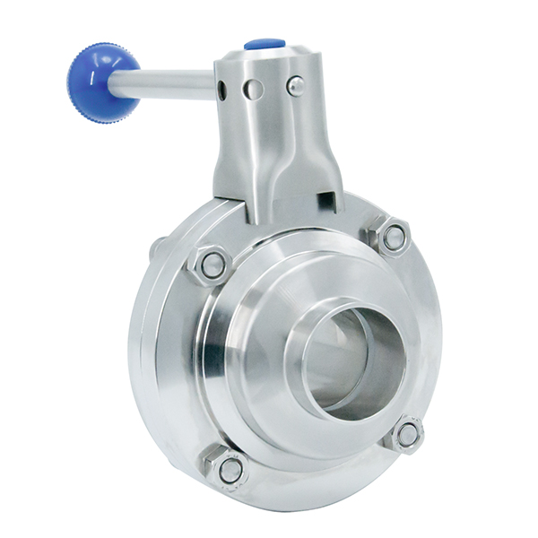 SS304 SS316L Válvula esfera de aço inoxidável sanitária manual de grau alimentício