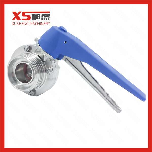 Válvula Borboleta Sanitária Manual Forge para farmácia