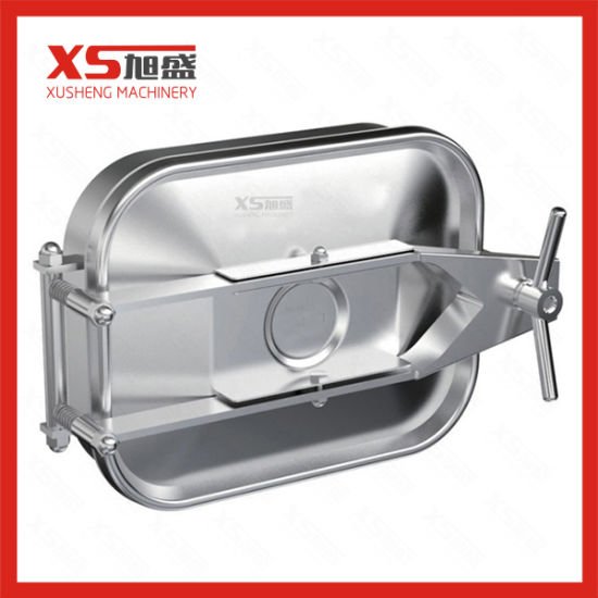 "Manway Oval Sanitário de Aço Inoxidável SUS304"