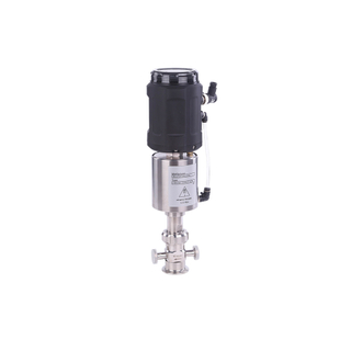 Válvula de microcontrole de fluxo de aço inoxidável higiênico 